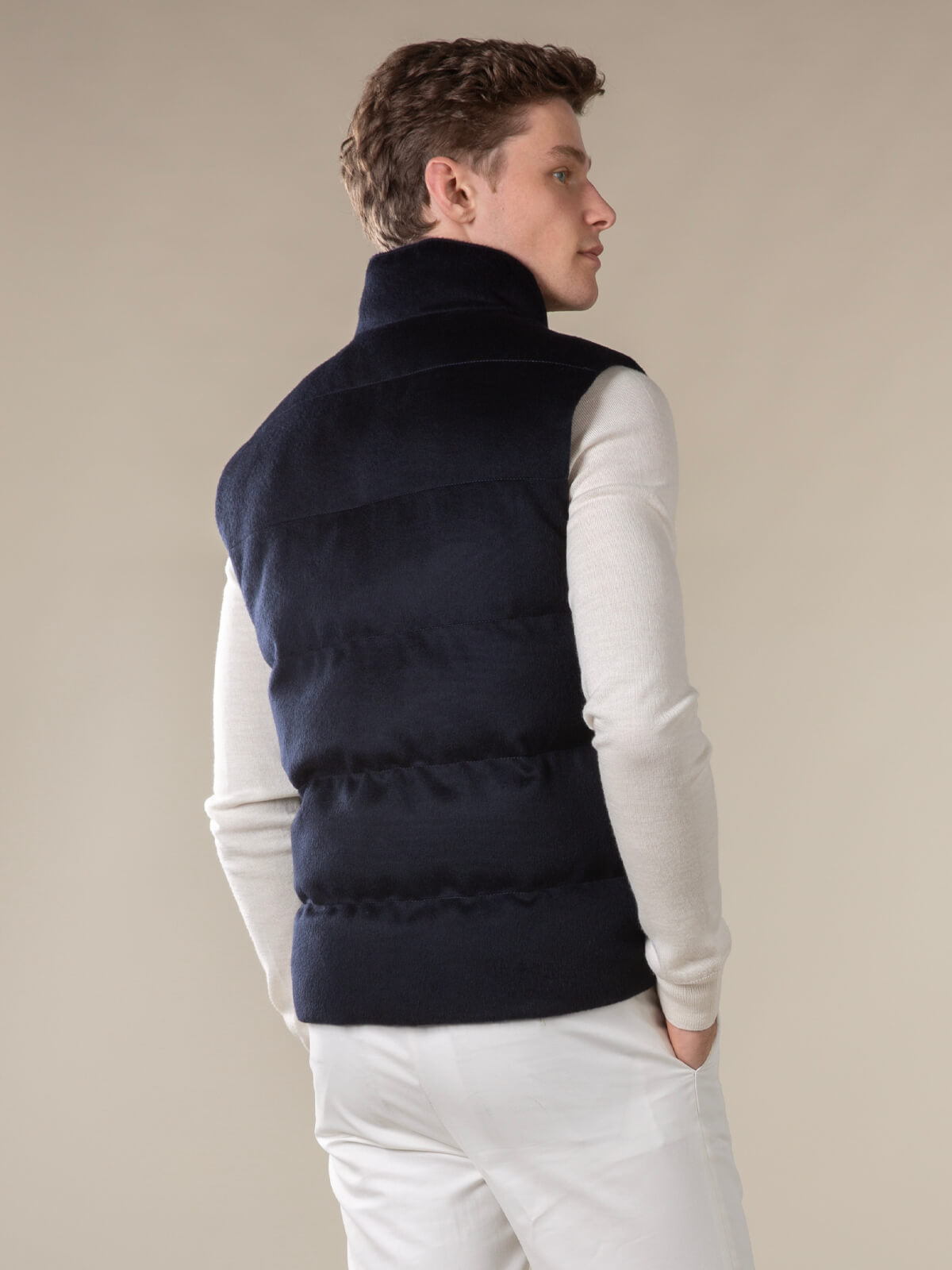 Barker Vest - Navy