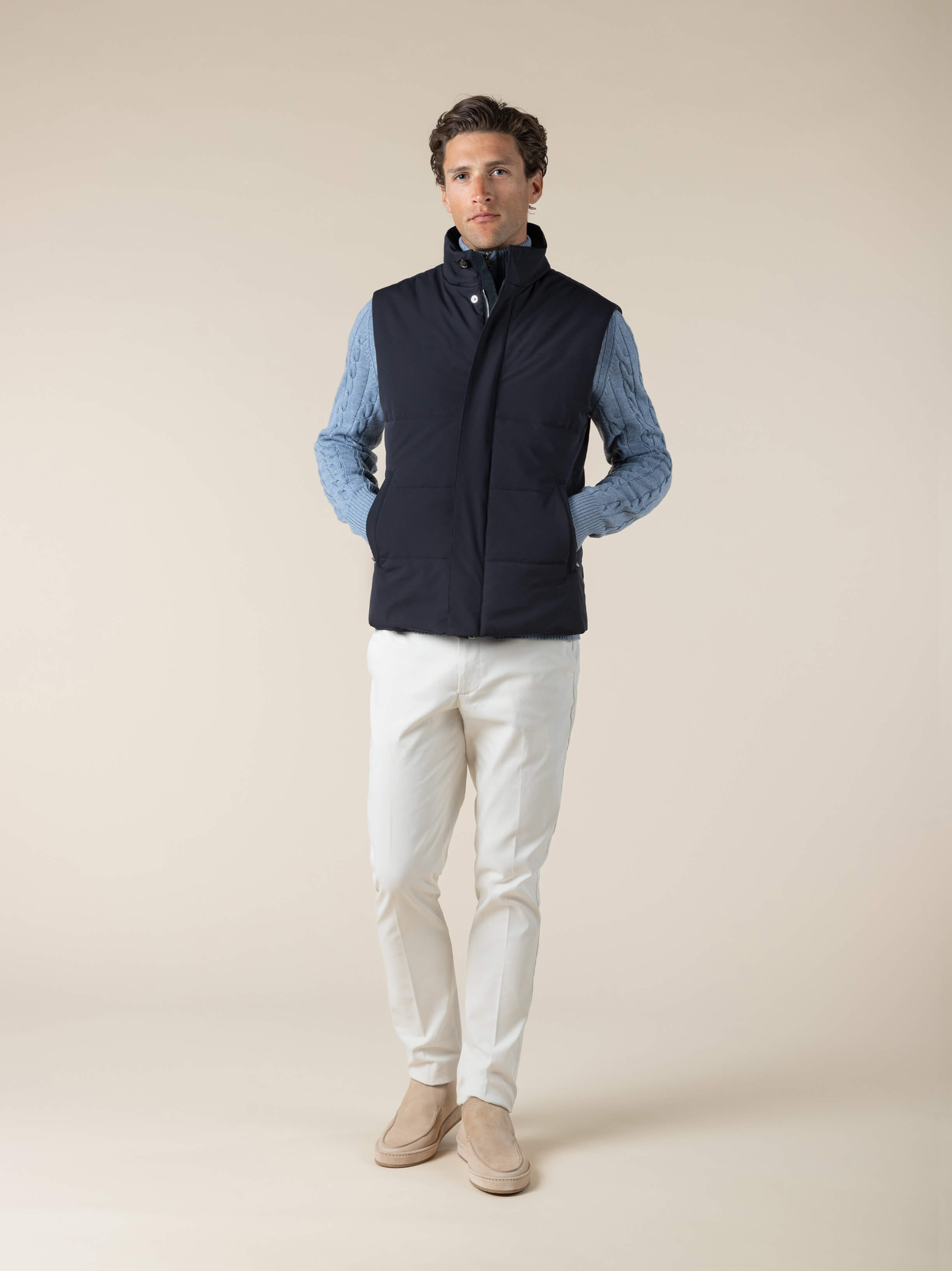 Denham Vest - Navy