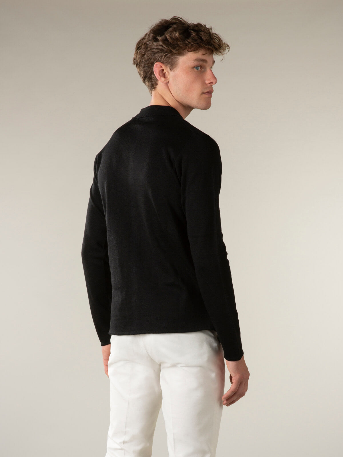 Reed Knitted Shirt - Black