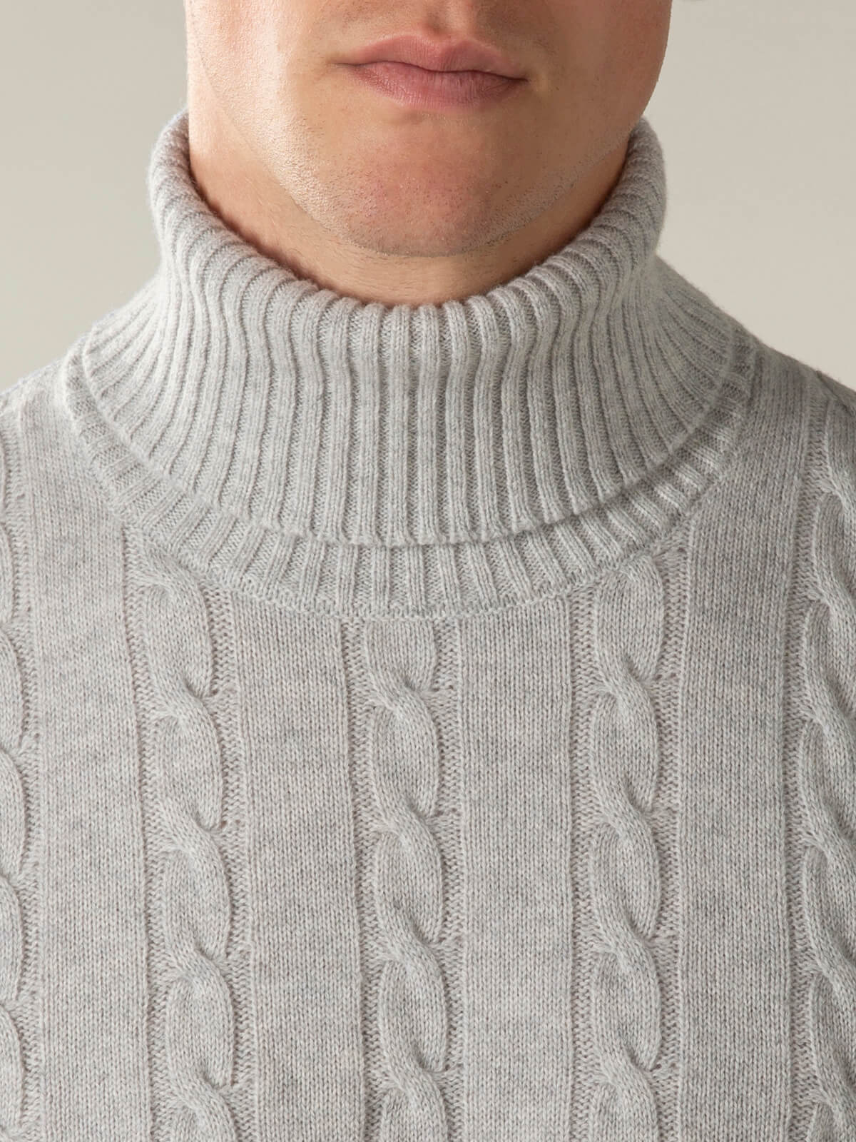 Ptolemy Knit Sweater - Light Grey