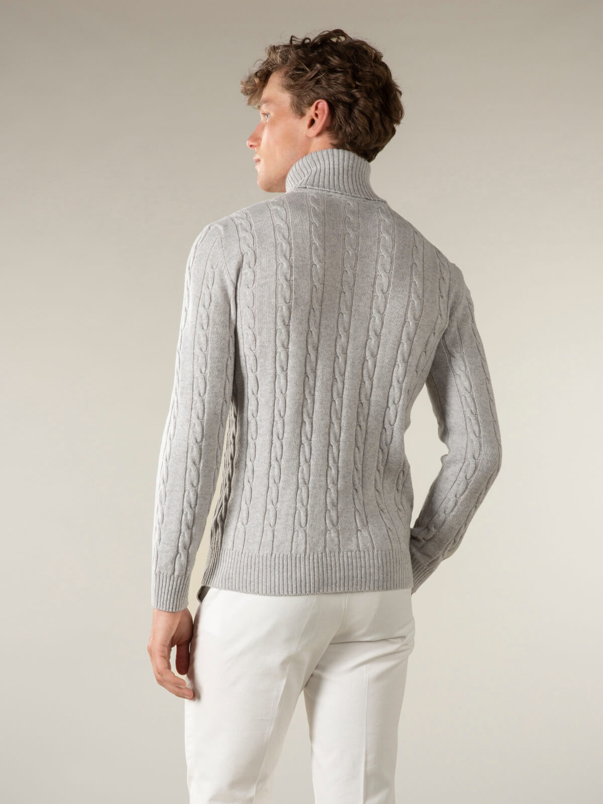 Ptolemy Knit Sweater - Light Grey