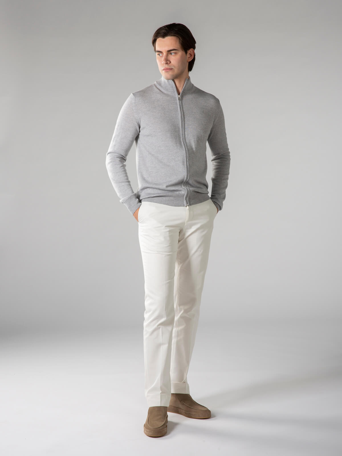 Grayson Sweater - Light Grey