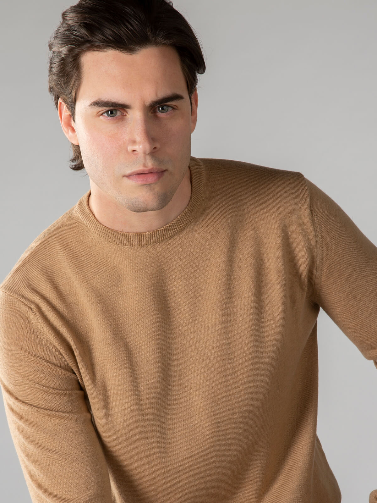 Luan Crew Neck Sweater - Beige