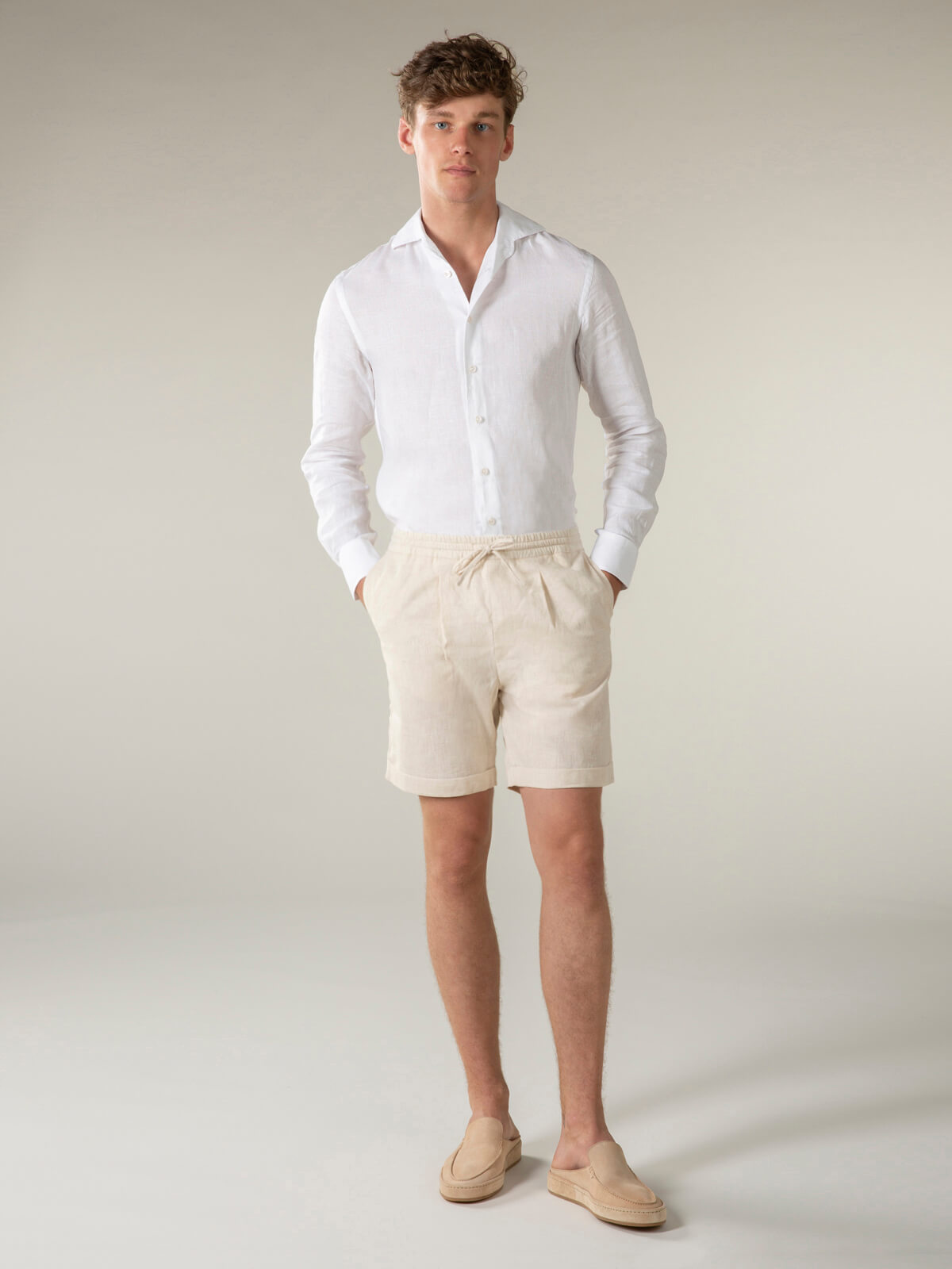 Kael Shorts - Beige