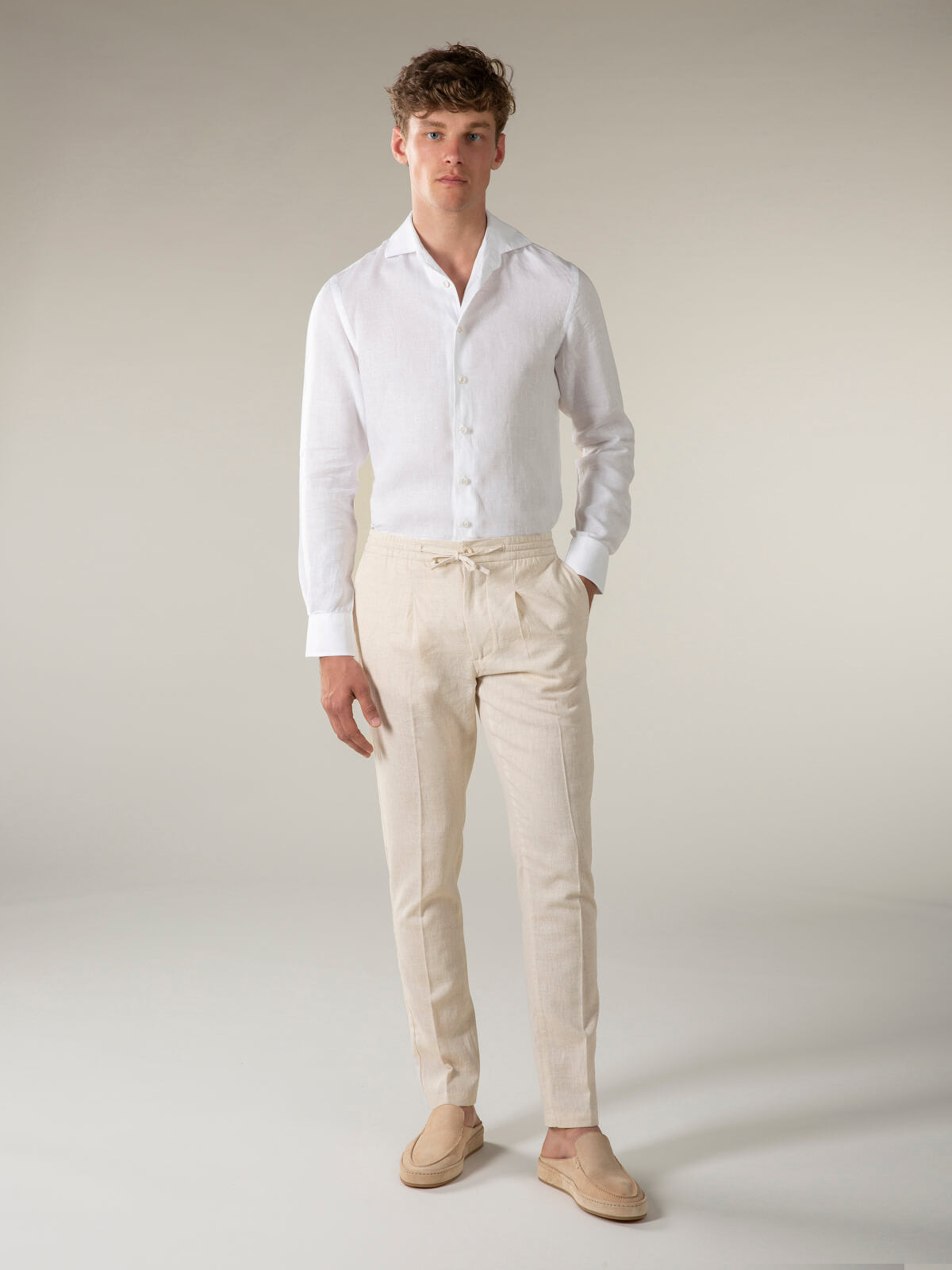 Hudson Trousers - Beige